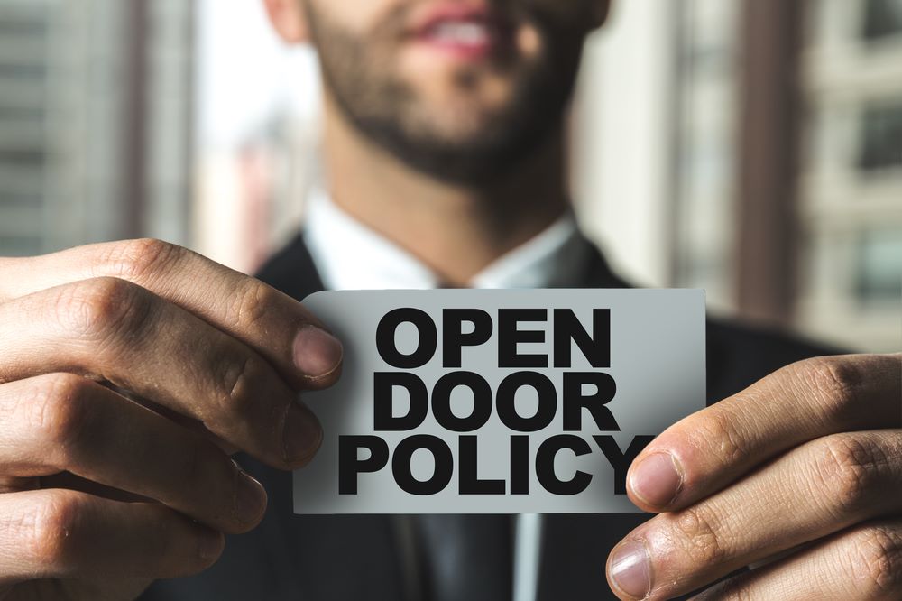 Follow Open Door Policy: